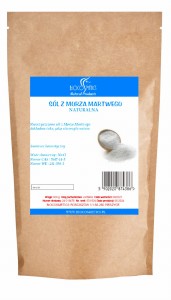 NATURALNA NIEOCZYSZCZONA SÓL Z MORZA MARTWEGO 500g